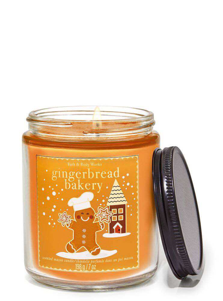 [Gingerbread Bakery] Nến Thơm 1 bấc Bath And Body Works - 198g