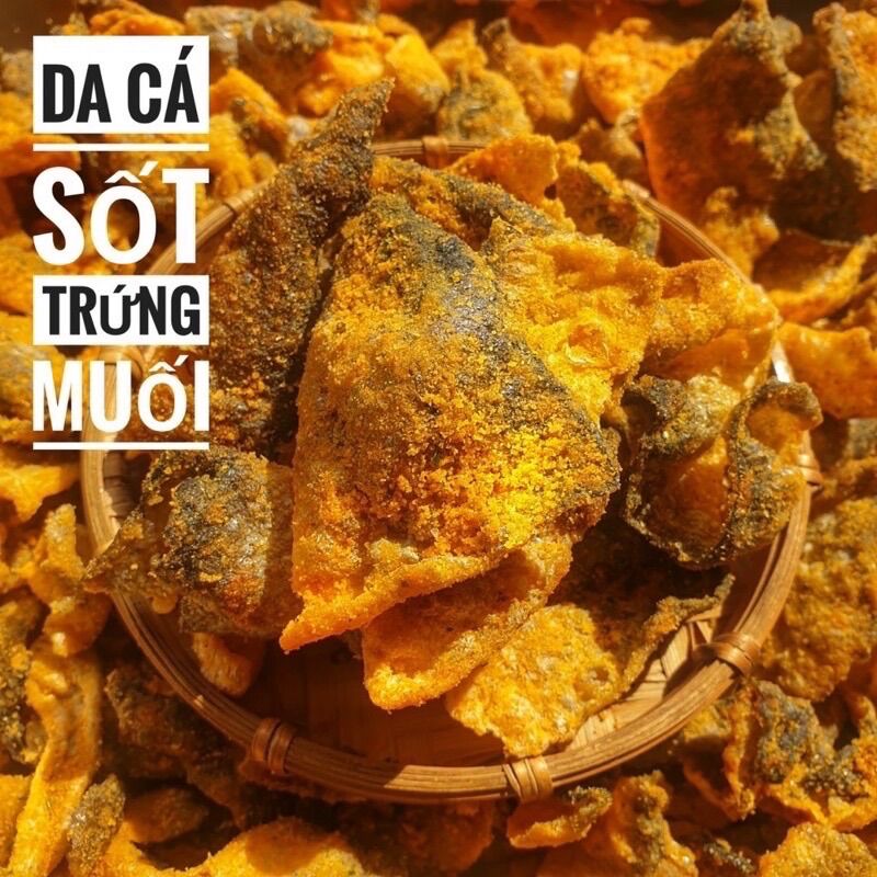 Da cá trứng muối lon 200G
