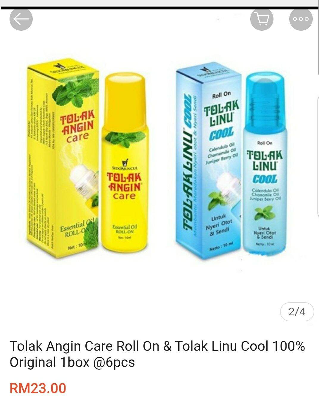 Dầu Bi Lăn Tolak Angin Care