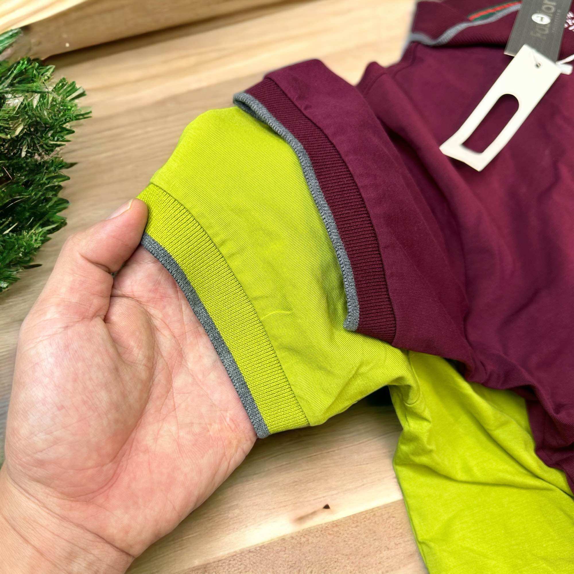 Áo thun polo nam cotton cổ bẻ