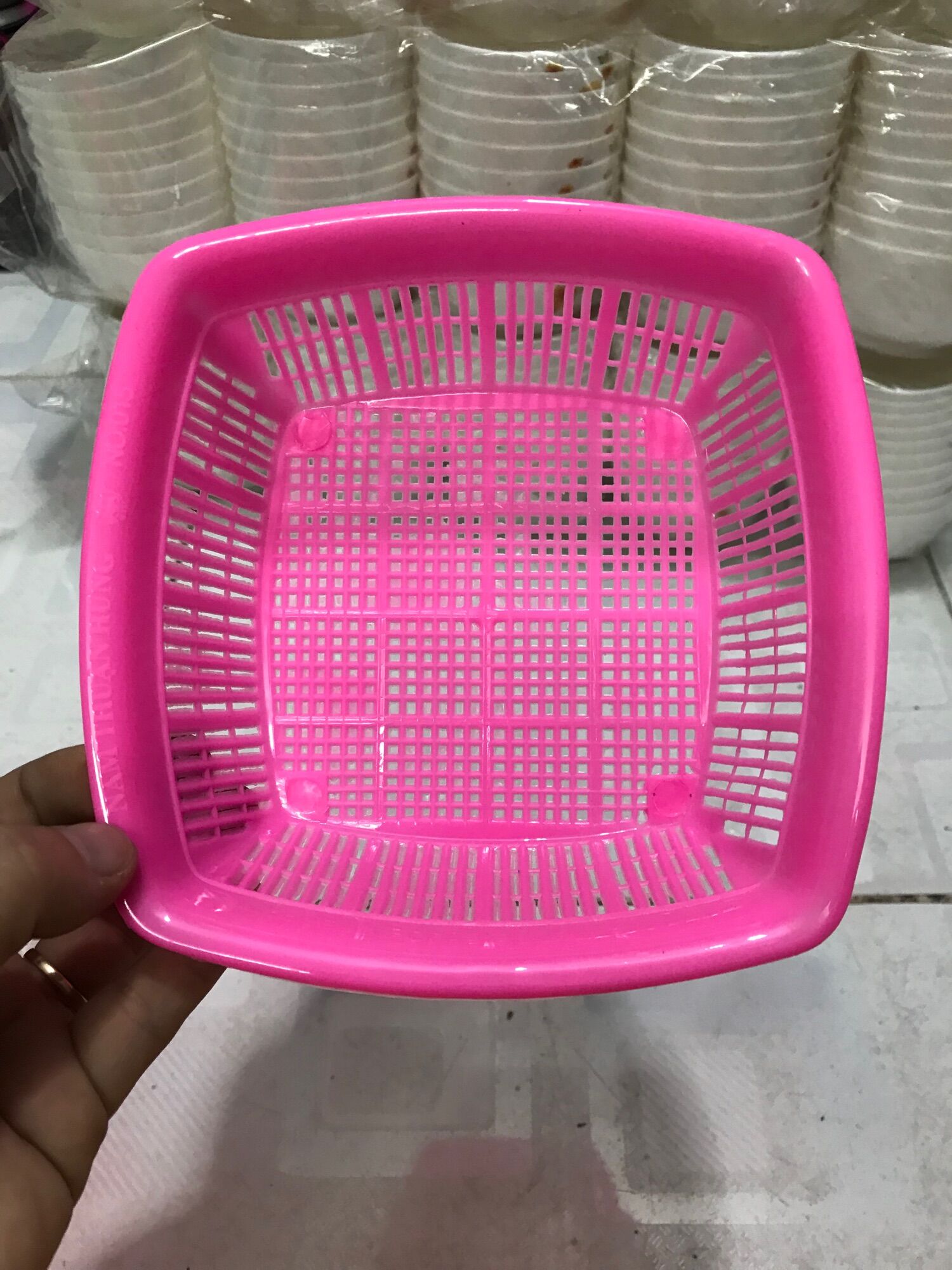 💥set 5 rổ vuông, cở nhỏ, mini nhiều màu