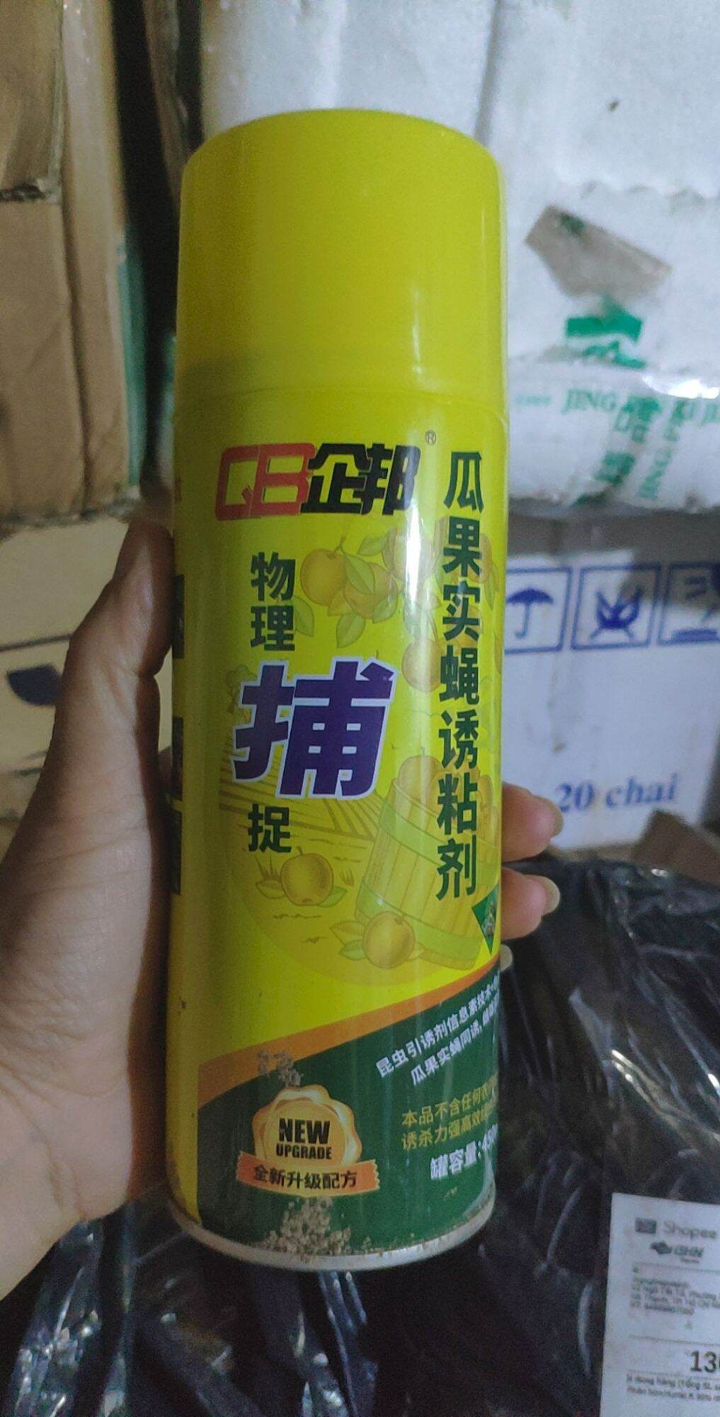 Keo xịt bât ruồi vàng chai 450ml