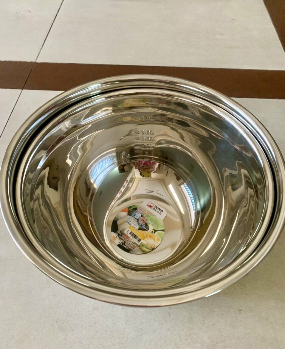 [HCM]Tô trộn inox dày không gĩ 28 cm
