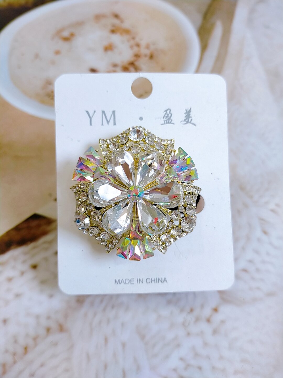 Cột tóc nhung đính đá cao cấp sáng lấp lánh