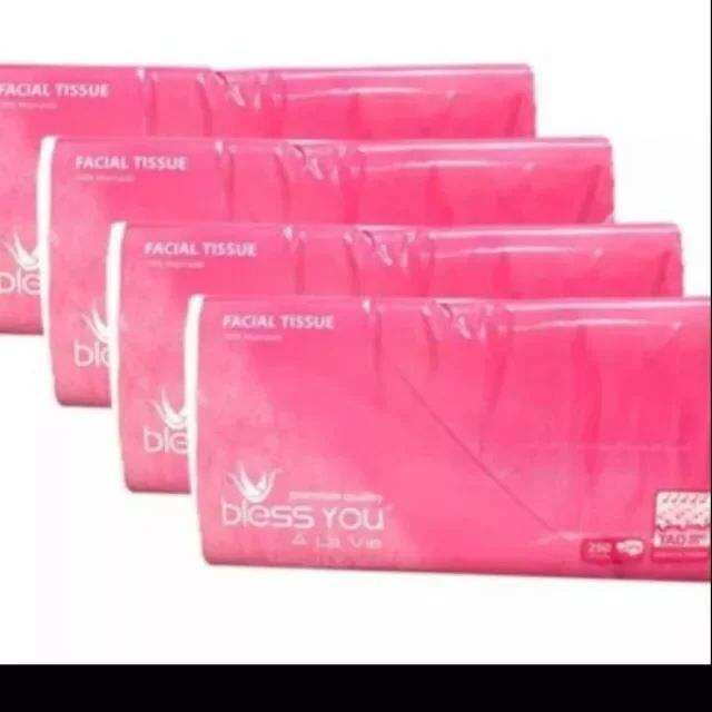 Combo 5 khăn giấy rút Bless You 250 tờ 2 lớp.