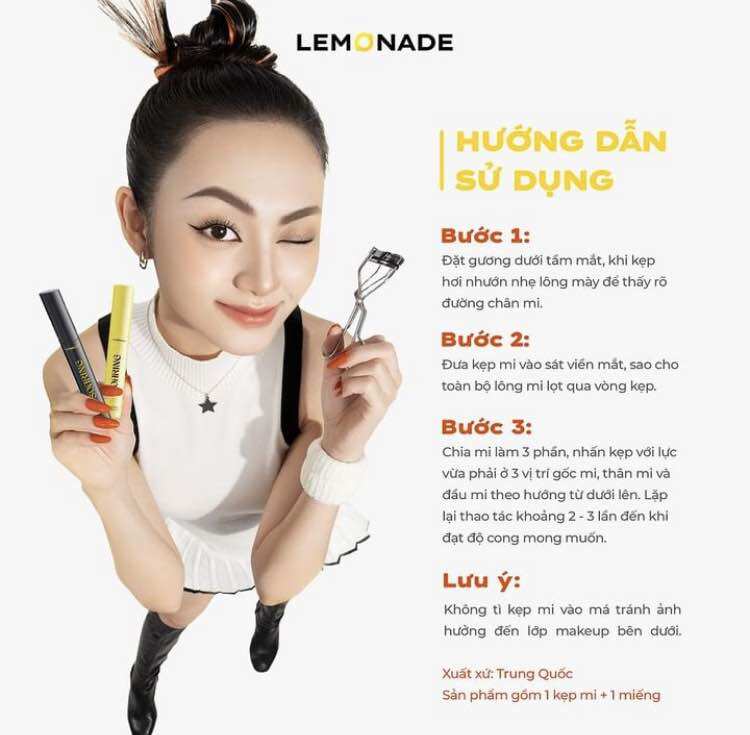 Bấm mi Lemonade Eyelash Curler