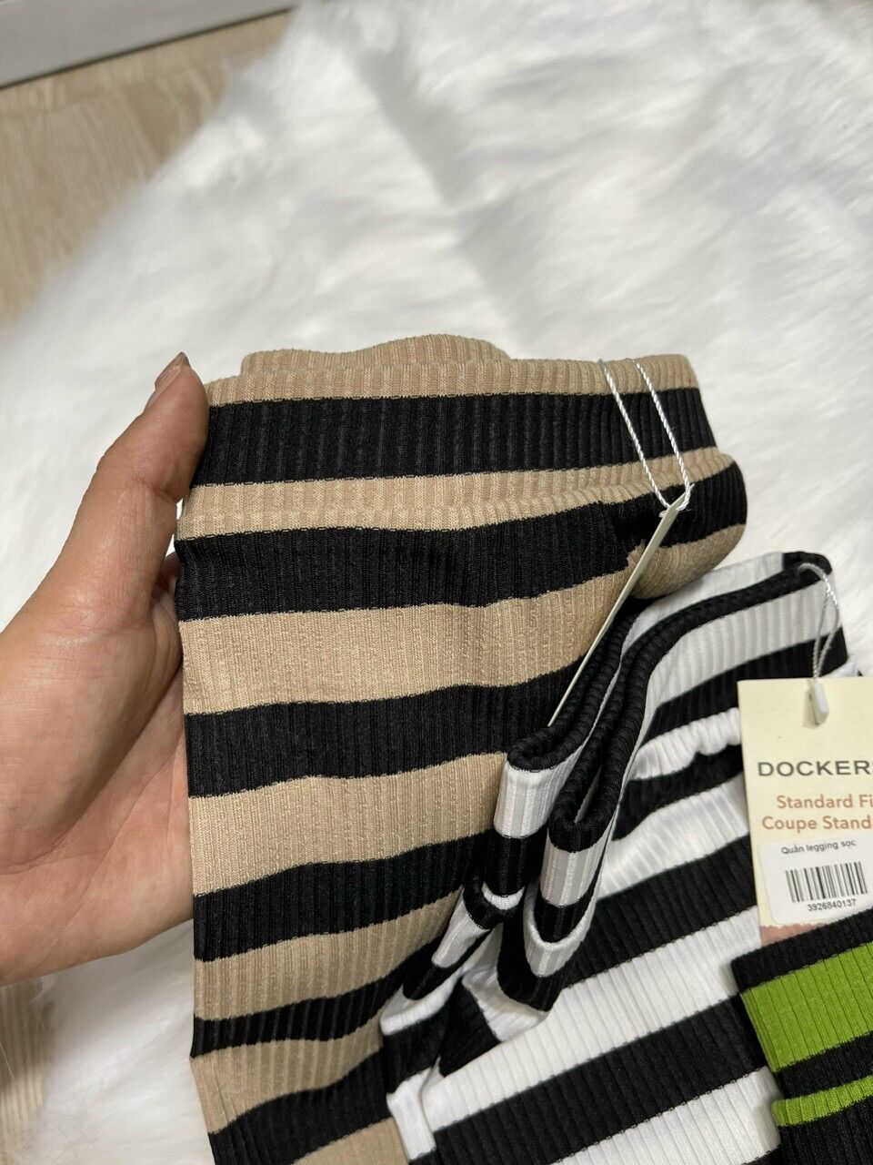 Quần thun legging sọc hàng đẹp