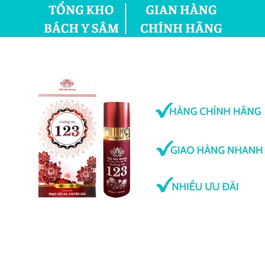 Dưỡng da 123 bách y sâm tái tạo phục hồi da 40ml