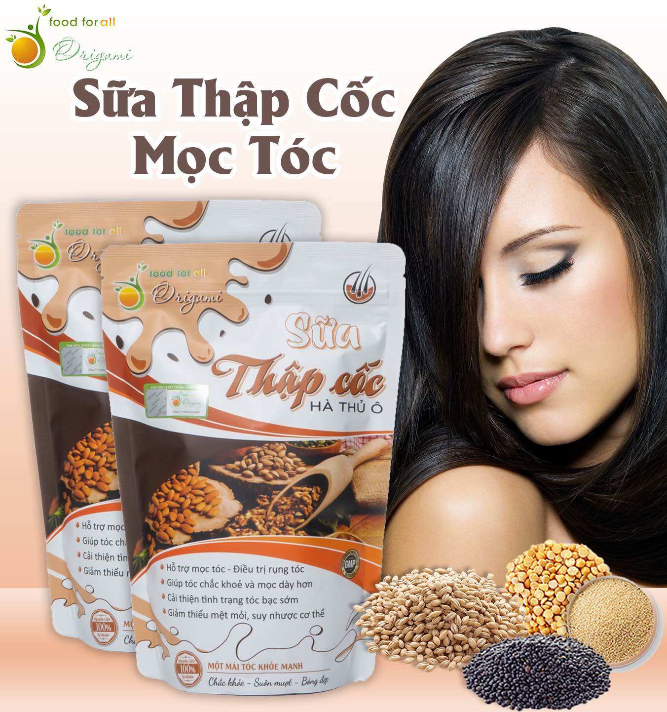 Thập Cốc Hà Thủ Ô Giúp Ngăn ngừa rụng tóc - hói đầu, bạc tóc