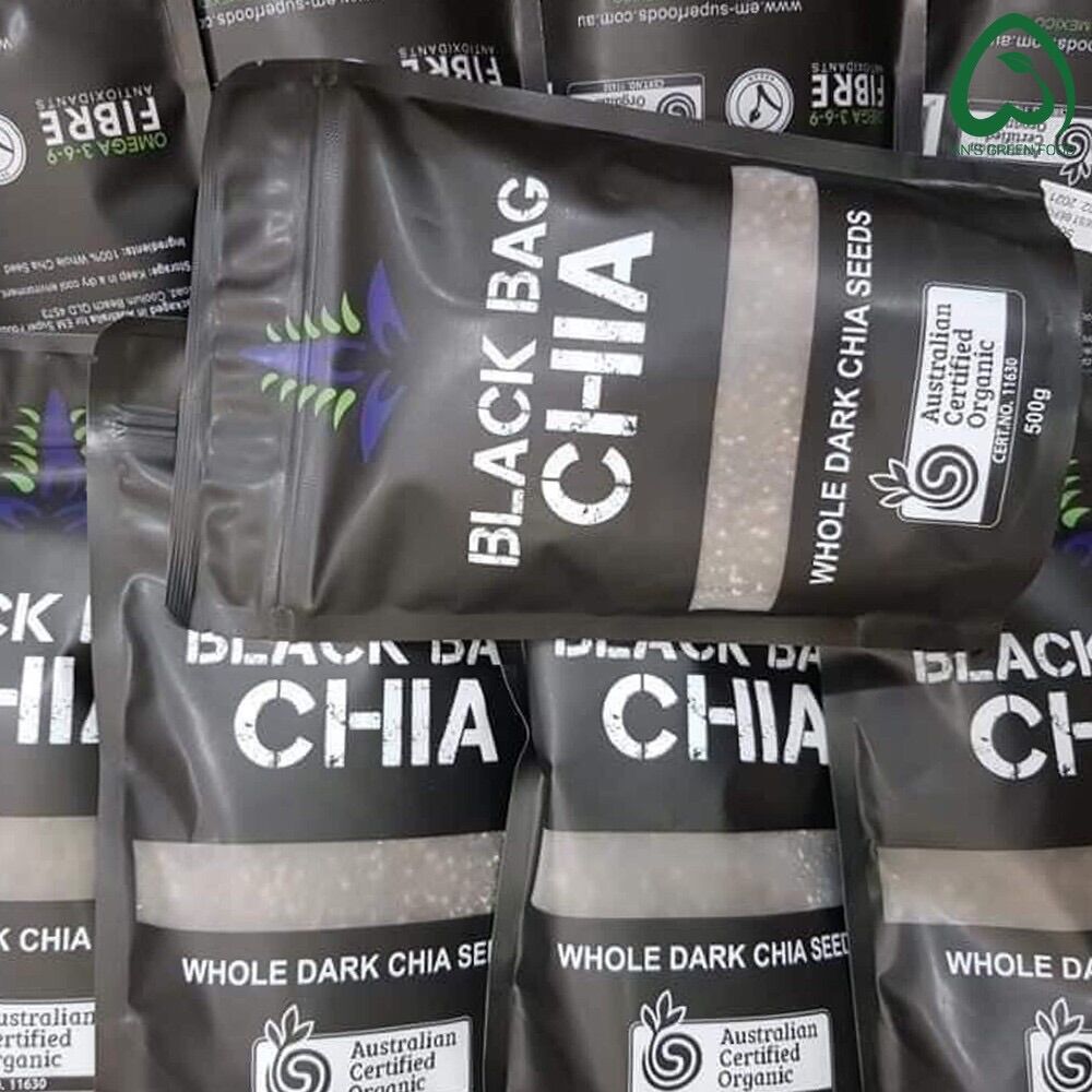 Hạt chia đen Úc túi 500gr