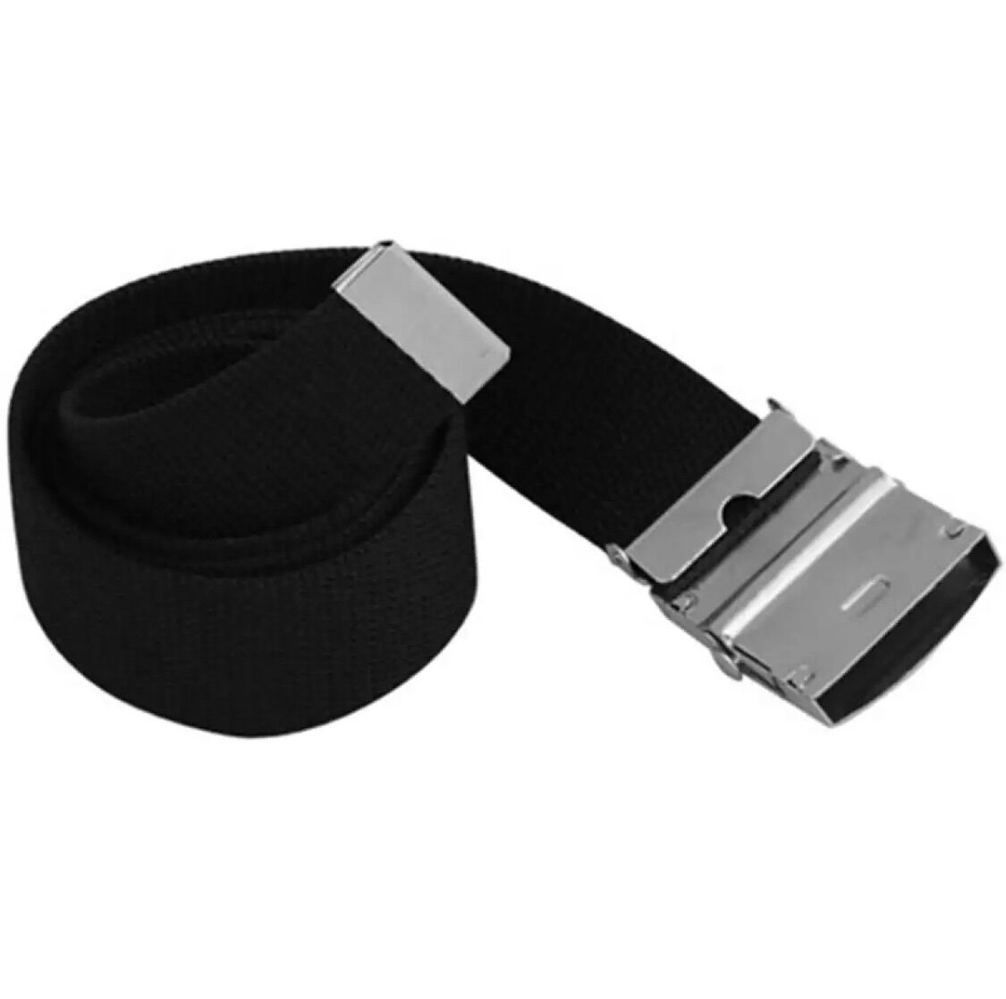 [FREE SHIP MAX] DÂY NỊT DÙ NAM ĐEN MẶT TRẮNG TRƠN