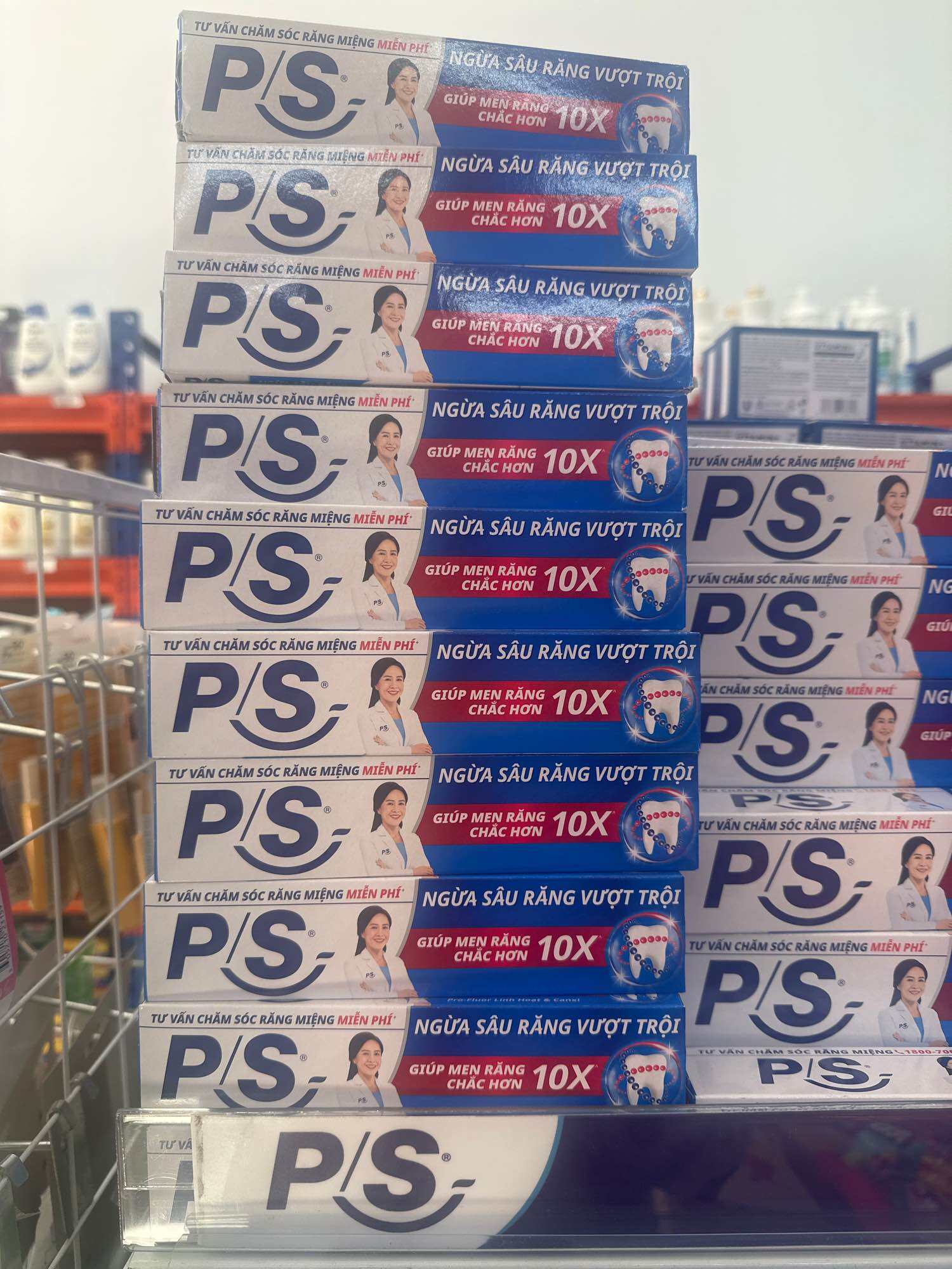 Combo 5 ống Kem đánh răng p/s ngừa sâu răng 100g. 