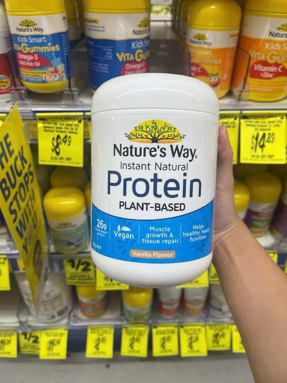 Protein Nature's way 375g Úc Dành Cho Người Ăn chay
