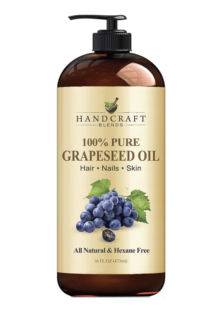 Tinh dầu hạt nho 100% sạch và nguyên chất Handcraft Blends Grapeseed Oil 473ml USA