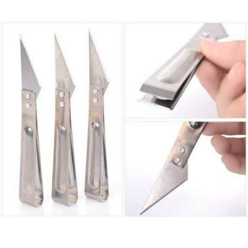 Combo 10 Chiếc Dụng Cụ Nhổ Lông Gà Kèm Dao Tỉa BằngThép Không Gỉ