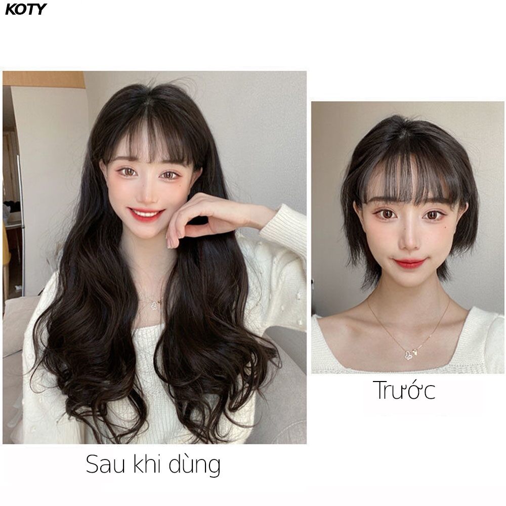 ❤ RẺ NHẤT❤ KẸP PHÍM TÓC GIẢ XOĂN DÀI 50CM 60CM K010