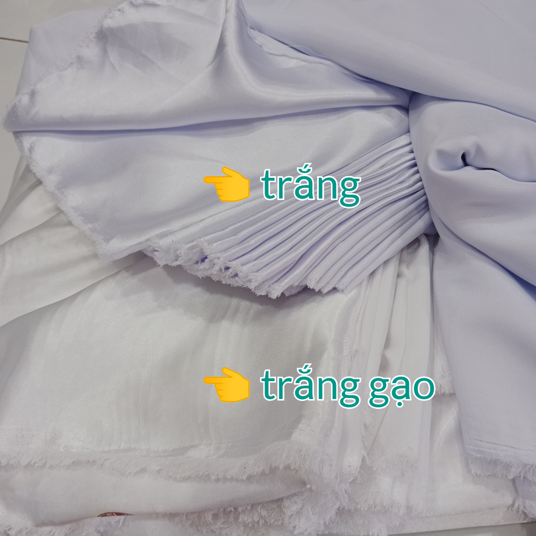 Vải Phi Bóng (Phi Tha) Trắng Thatexco Thái Tuấn