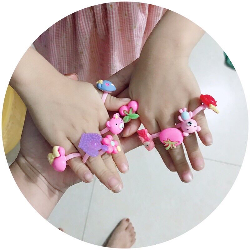 💗Set 10 Chiếc Nhẫn em bé, Nhiều Mẫu xinh lung linh