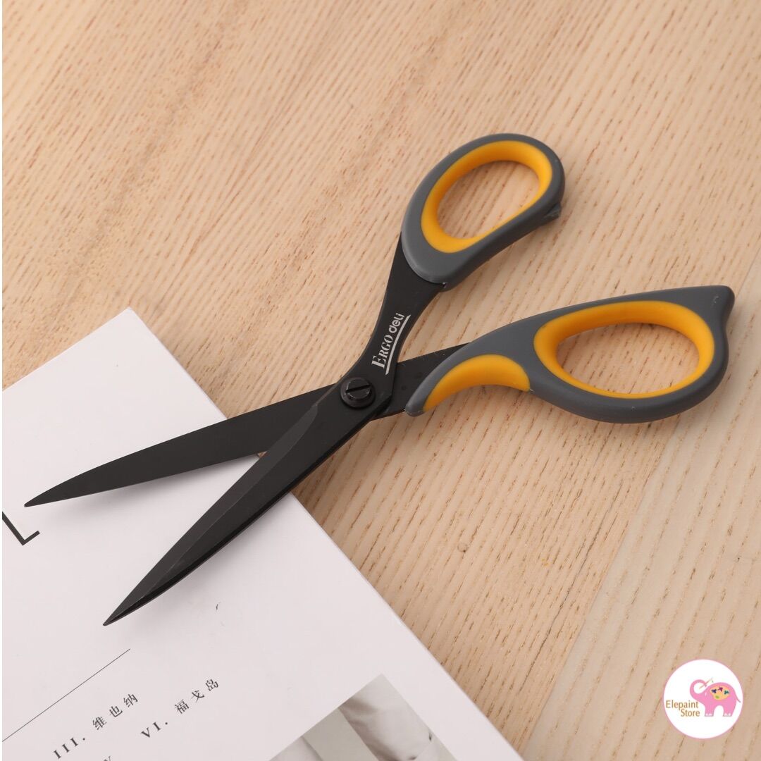 Kéo cắt giấy cao cấp chính hãng Deli