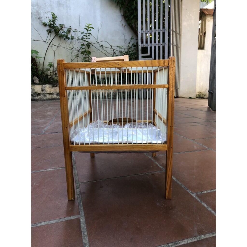 Lồng tắm cho chim chào mào,chích choè,hoạ mi chất liệu gỗ cao cấp