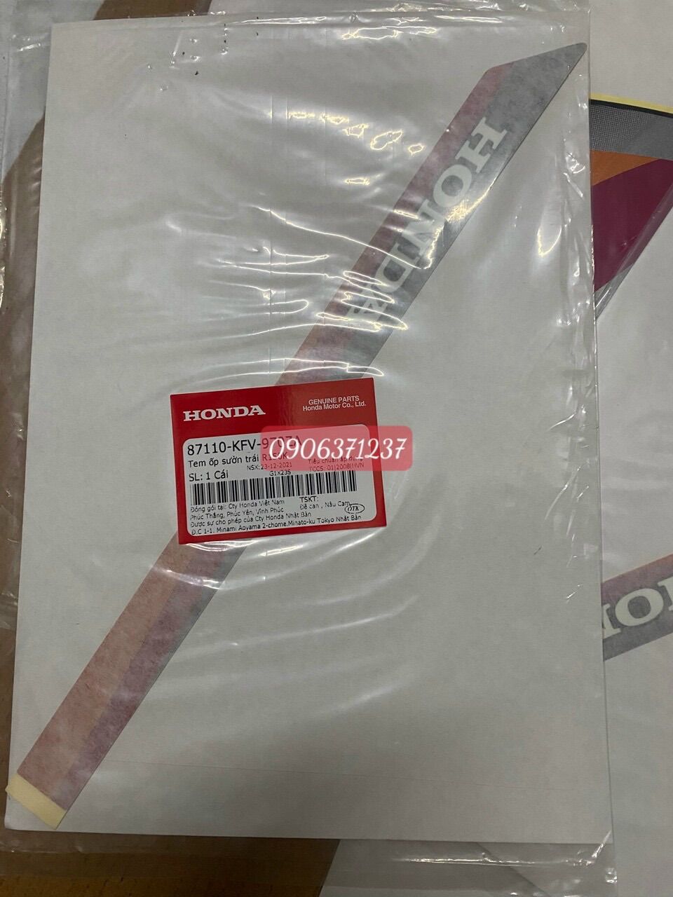 Bộ tem xe Super Dream Zin hãng