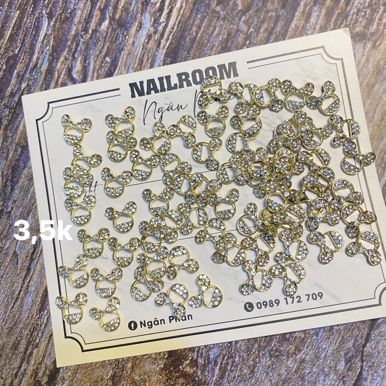 SALE 1cặp charm nail làm móng tay siêu hot