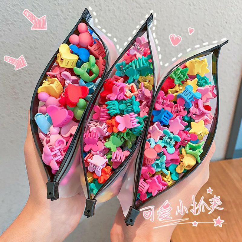 Sét 20 kẹp tóc càng cua mini dễ thương bé gái