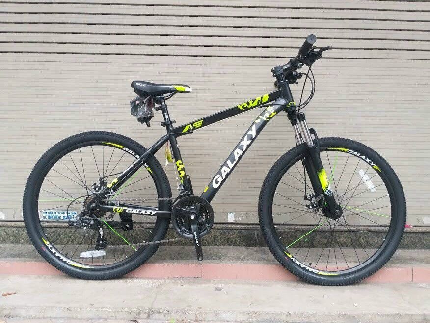 XE ĐẠP GALAXY A5 KHUNG NHÔM ĐỦ BÌNH NƯỚC, GÁC, CHẮN BÙN, ĐÈN XE