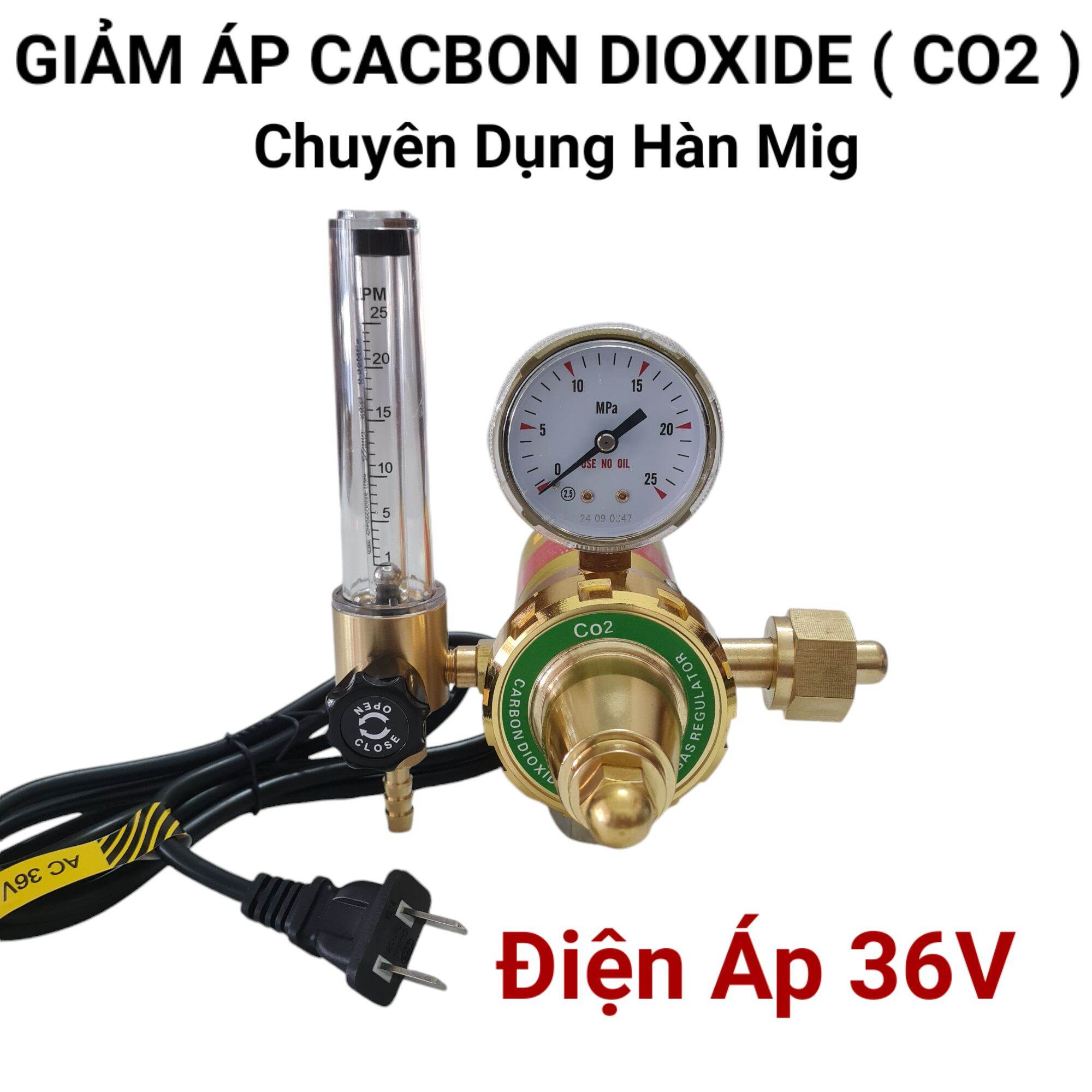 Bộ Van Điều Áp Khí Co2 ( 36V & 220V )