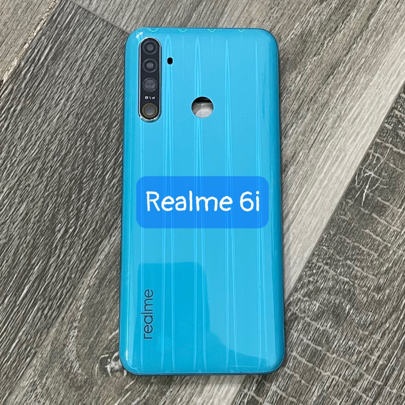 Bộ xương vỏ Realme 6i ,kèm khay sim,phím,kính camera