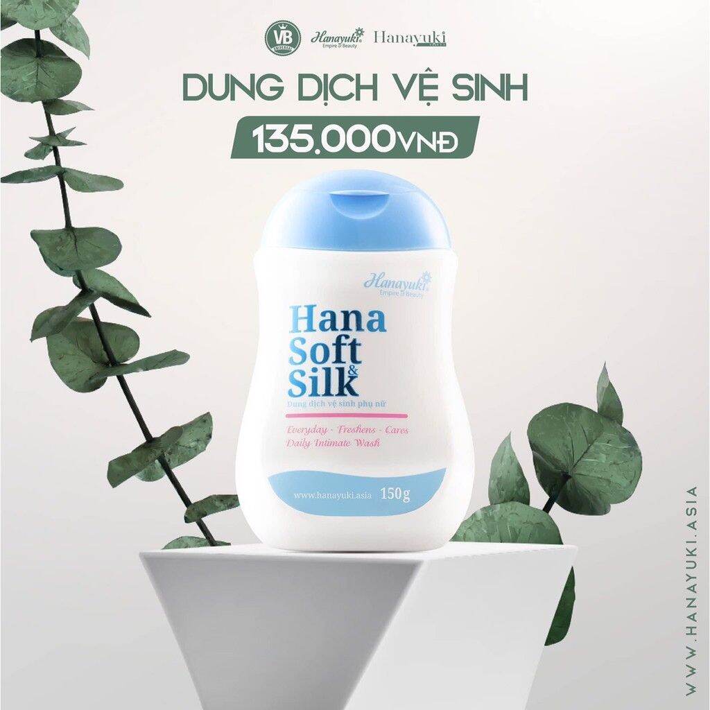 [CHÍNH HÃNG 💯%] DUNG DỊCH VỆ SINH PHỤ NỮ HANA SOFT SILK HANAYUKI