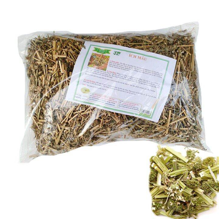500gr cây ích mẫu khô hàng loại 1.
