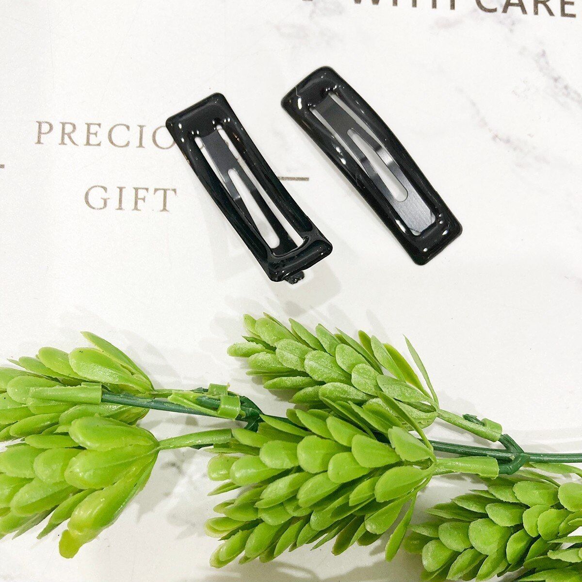 2 cái Kẹp tóc mái hình chữ nhật dài 4,8cm KEPMAI1