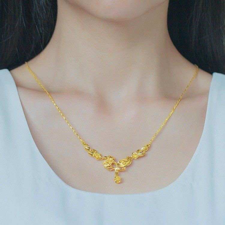 Dây chuyền cưới xi vàng 24k dây 2 chỉ