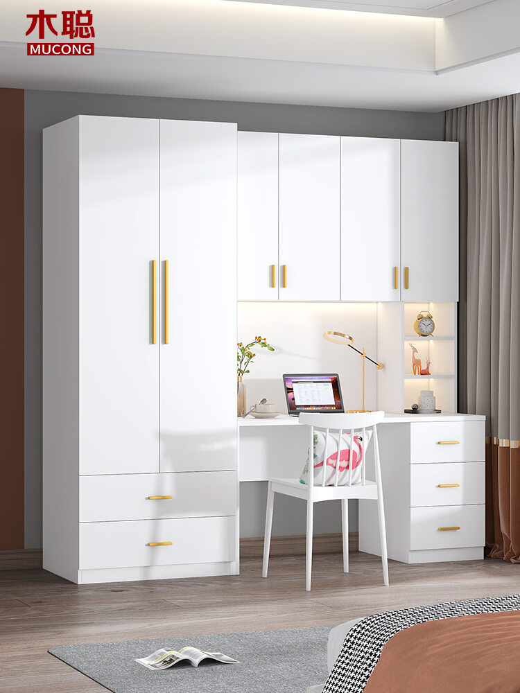 MUCONG | Cream Style Multi-functional Desk Bookshelf Combo Giá 38,297,000 Đồng*Miễn phí vận chuyển