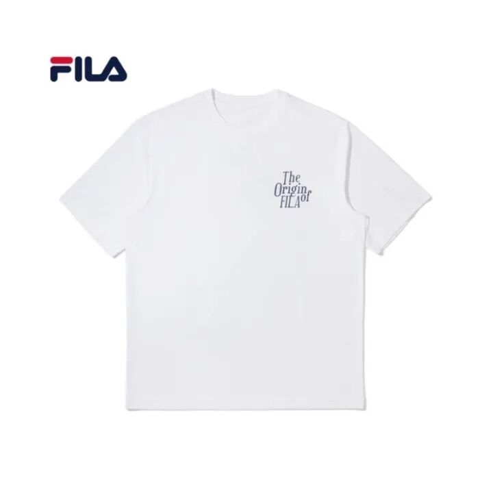 Áo thun nam nữ oversize The Origin Of Fila phông rộng