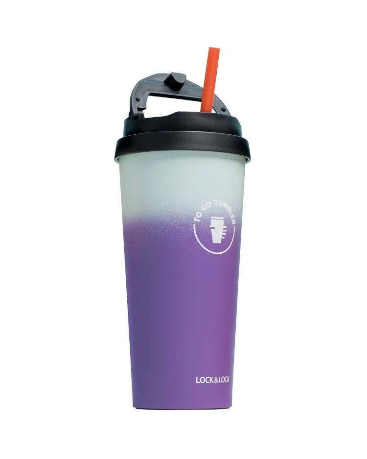 Ly giữ nhiệt lock&lock two-tone clip tumbler lhc4151 540ml