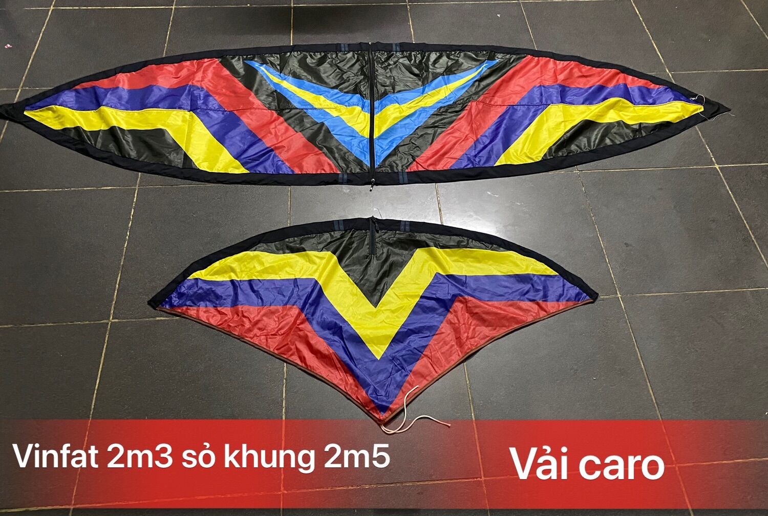 Áo Diều Lắp Ghép 2m5 khung - mẫu vinfat