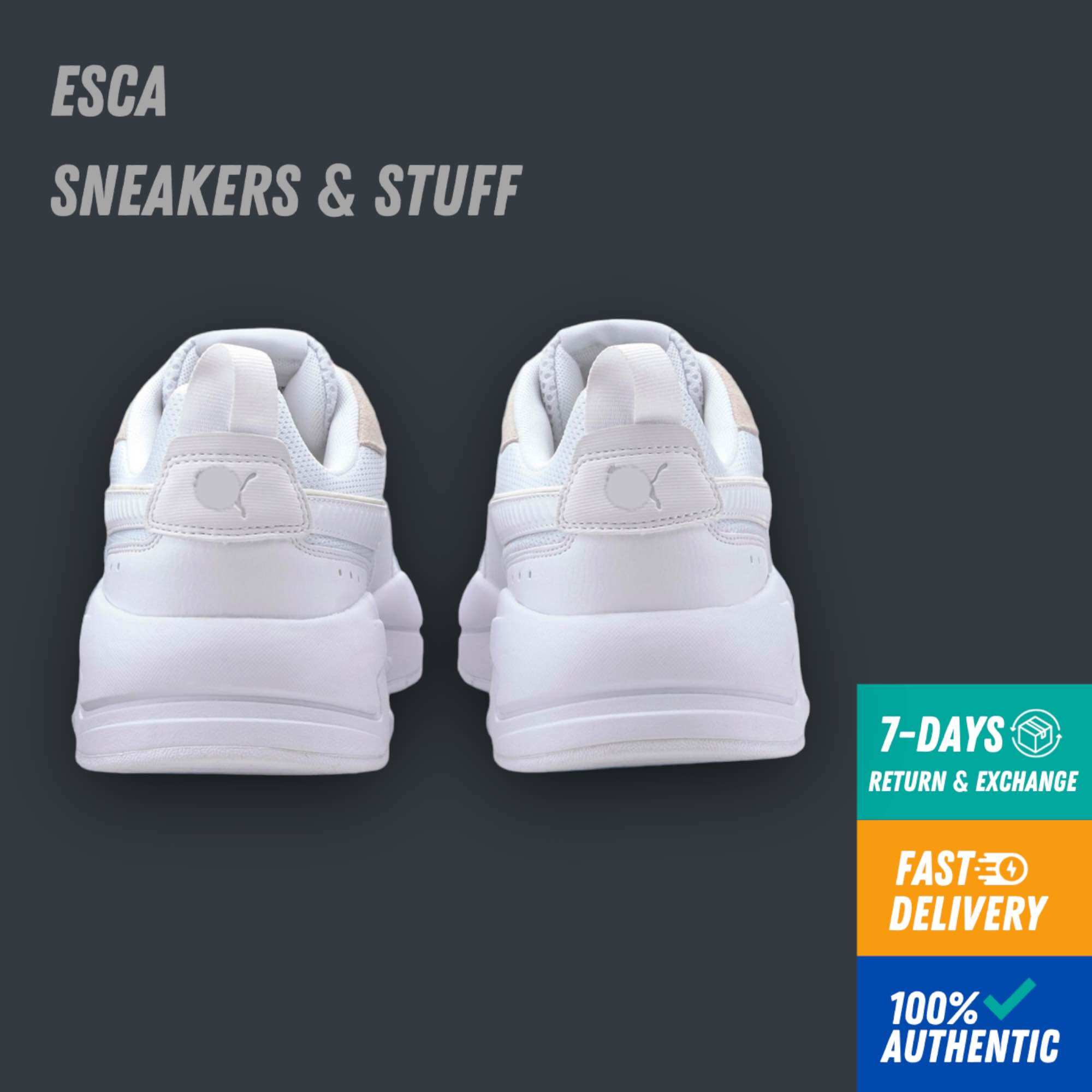 [CHÍNH HÃNG] Giày PUMA X-RAY ALL WHITE MESH TOP - 372602 02