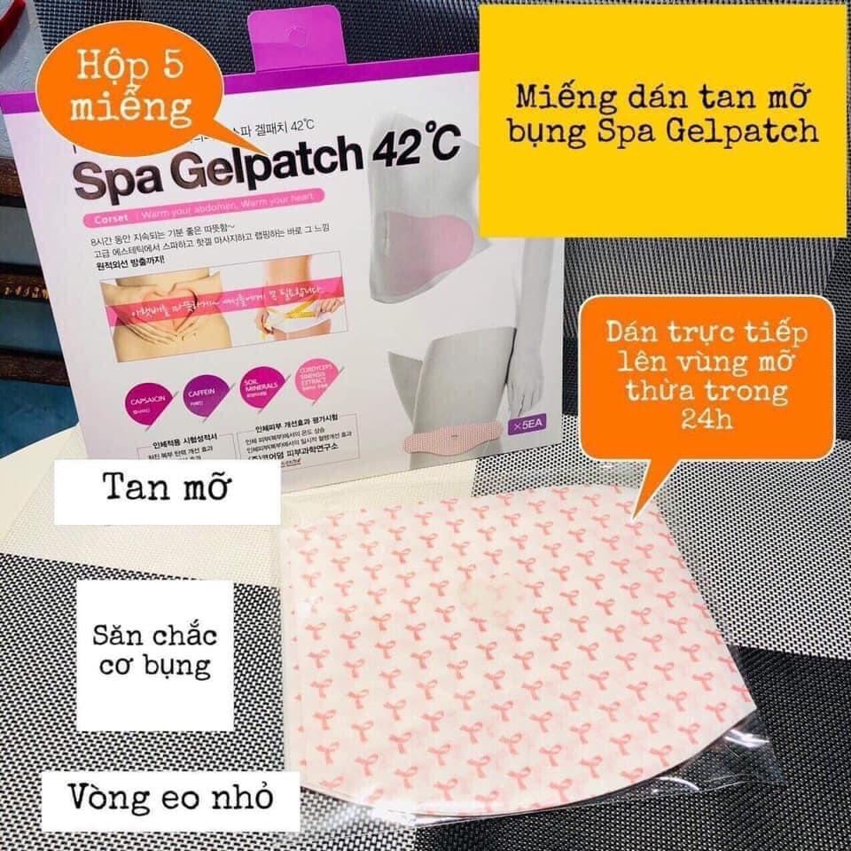 SPA GELPATCH 42 ĐỘ. miếng dán tan mỡ bụng