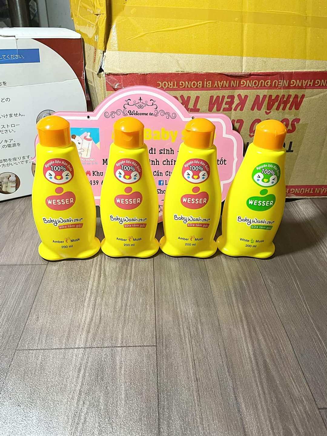 Sữa tắm gội Wesser 500ml
