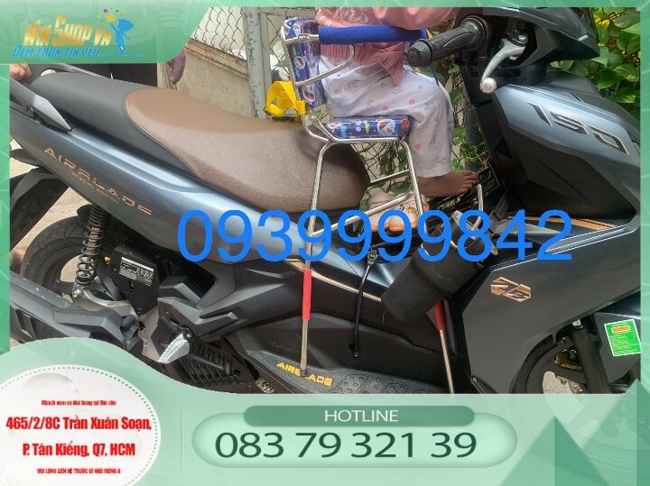 Ghế ngồi xe máy cho bé xe ab - pcx - nvx