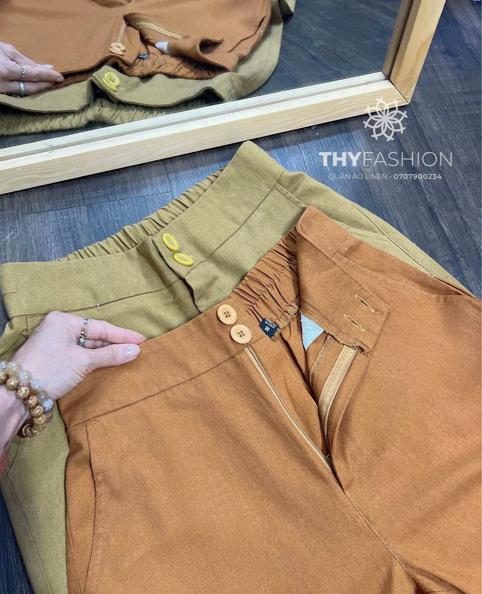 QUẦN LINEN SUÔNG DÂY KÉO - sau lưng thun (47-76kg)