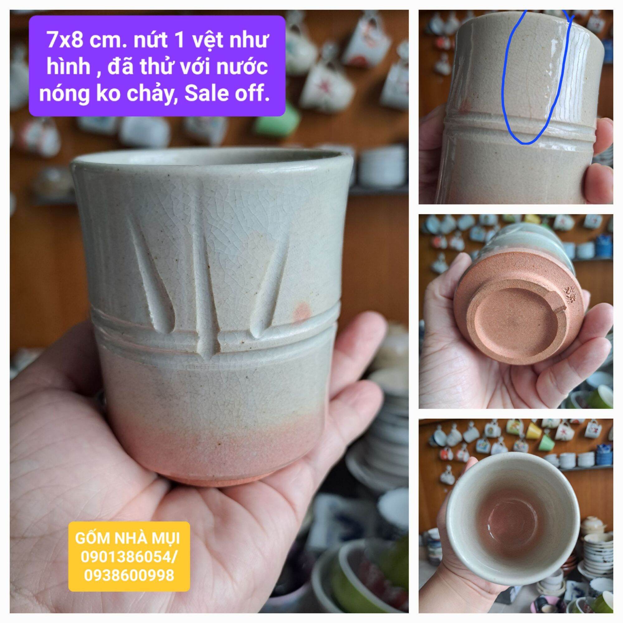 Ly cốc uống trà Hagi, cặp ly phu thê, Gốm sứ Nhật độc lạ 2hand
