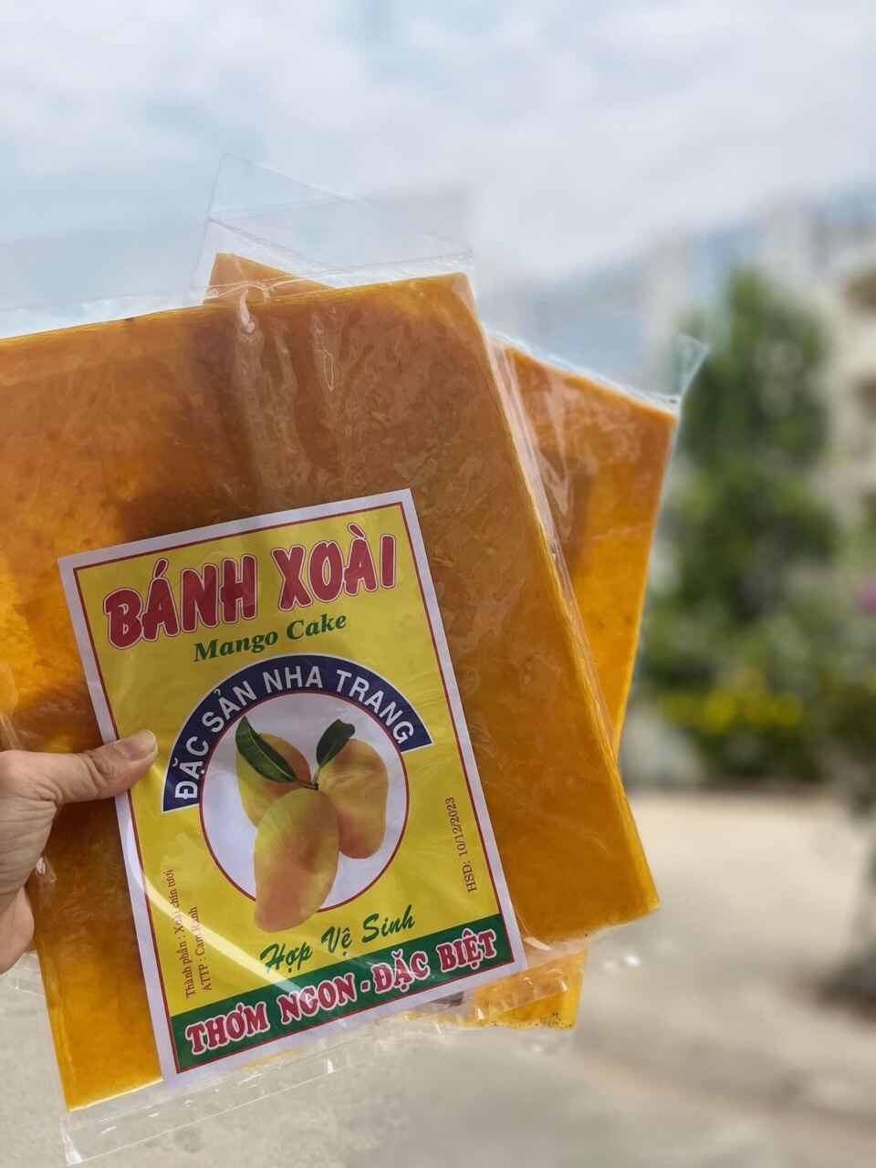 Bánh tráng xoài Nha trang 1kg/500g