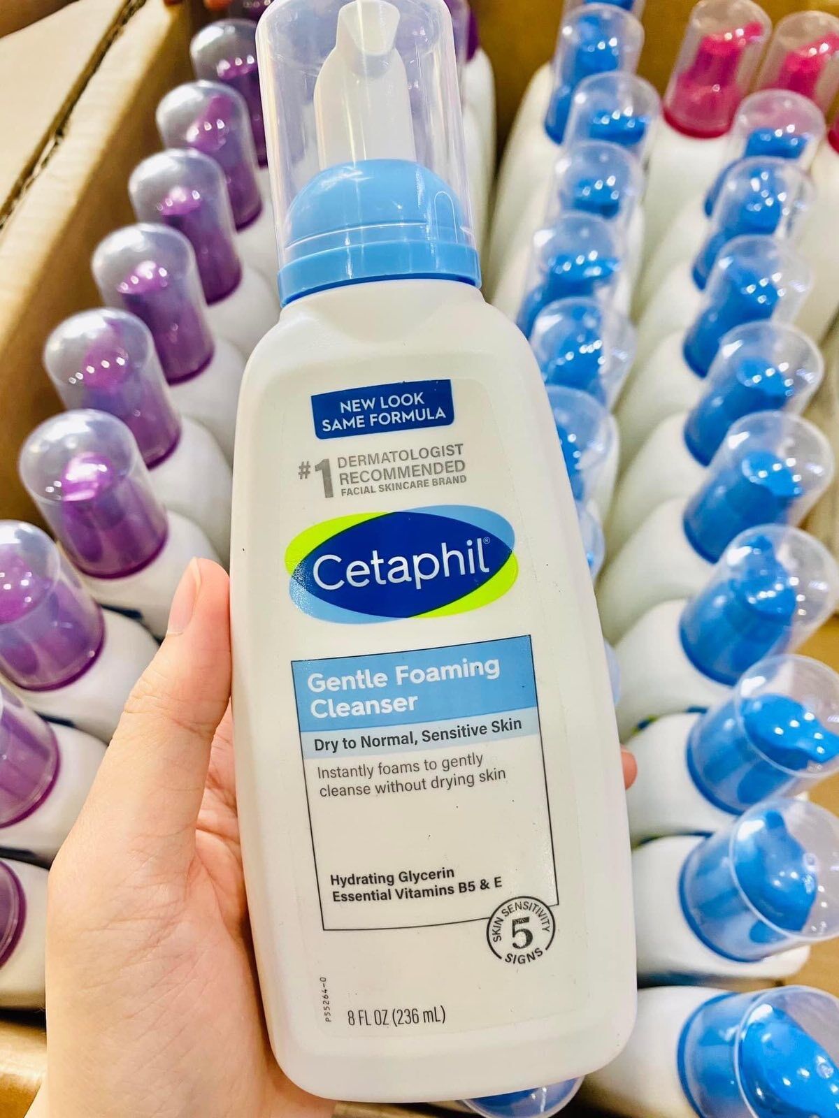 [HCM]SỮA RỬA MẶT CETAPHIL GENTLE FOAMING CLEANSER 237ML