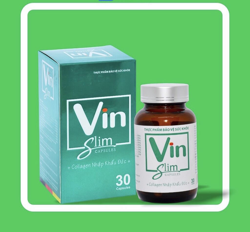 Giảm Cân VIN SLIM ( Hộp 30 viên) - Nguyên liệu NK Đức - Giảm béo phì hiệu quả.