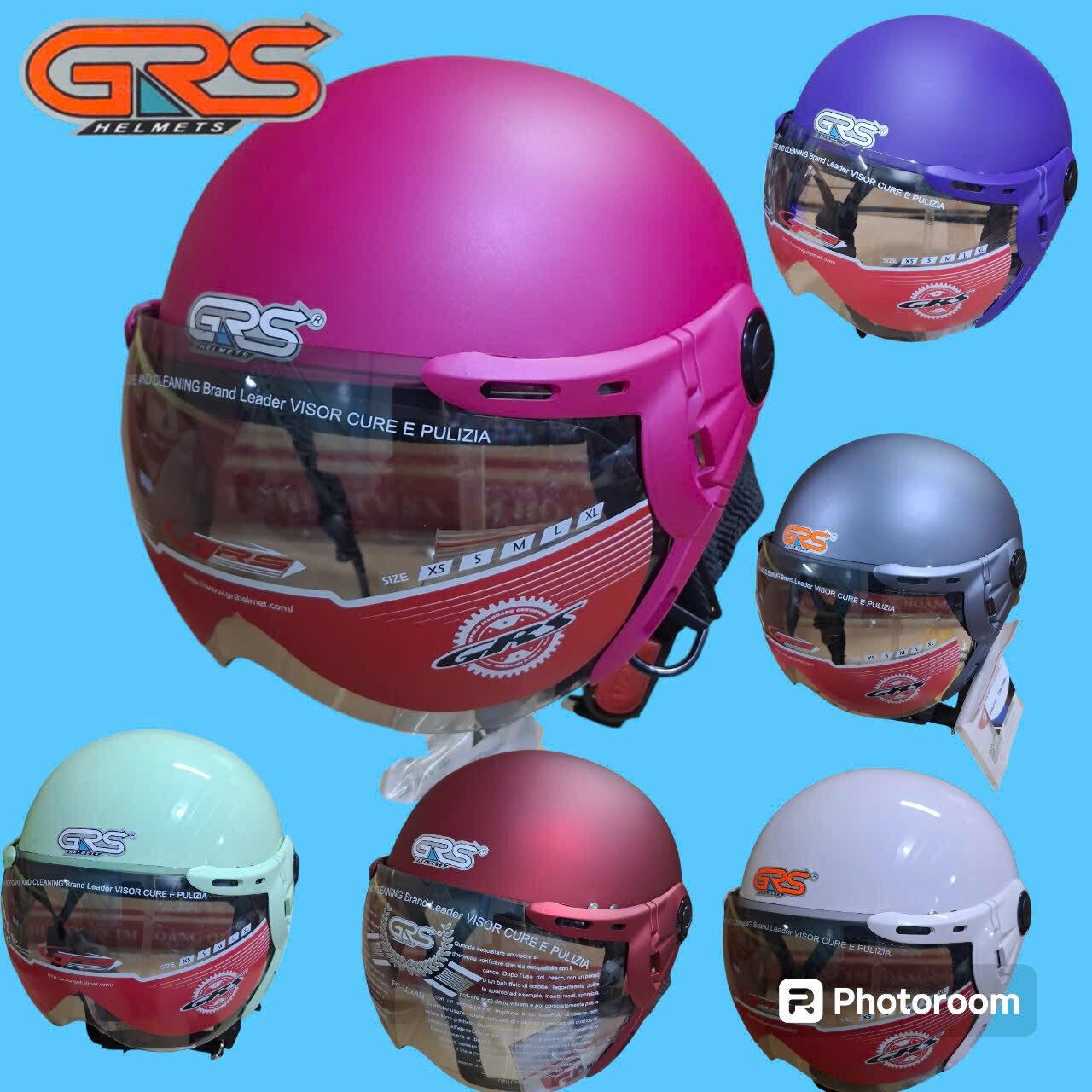 nón bảo hiểm GRS a33 KÍNH