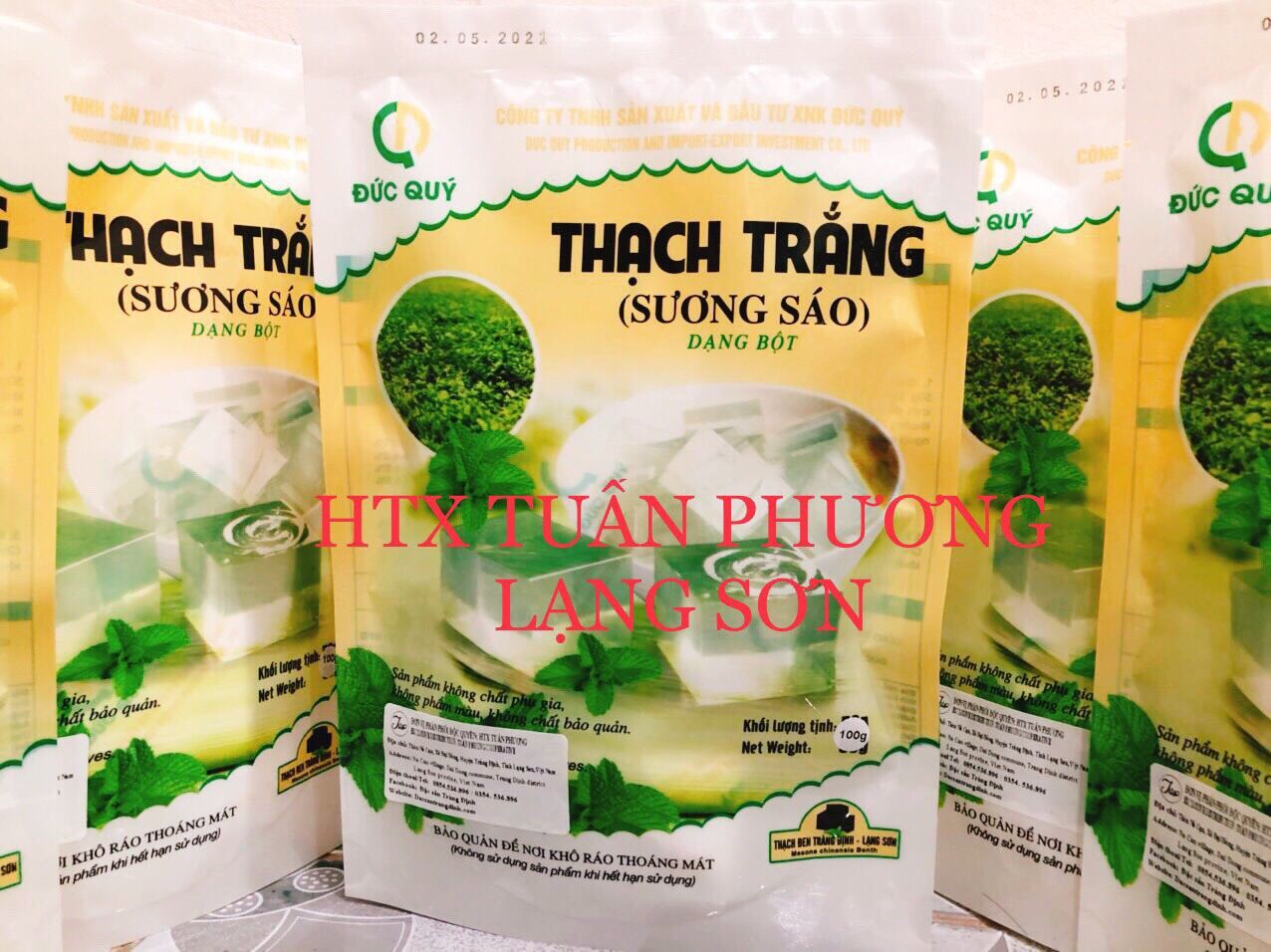 Tinh bột Thạch sương sáo trắng Đức Quý 100g