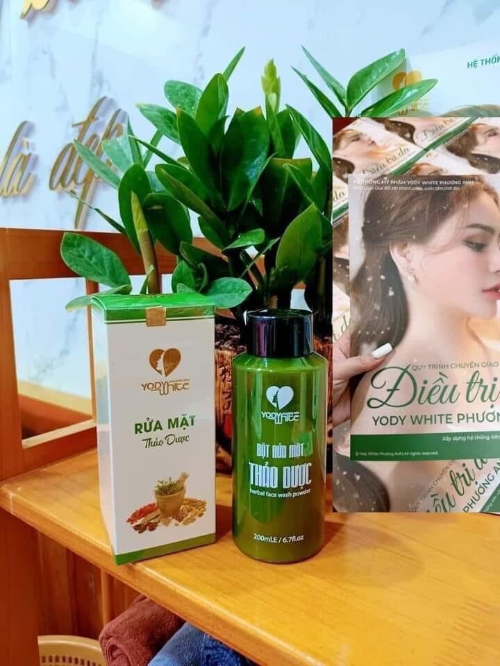 [HCM]Combo tái tạo da Phương Anh [ bao gồm serum tái tạo và bột rửa mặt]